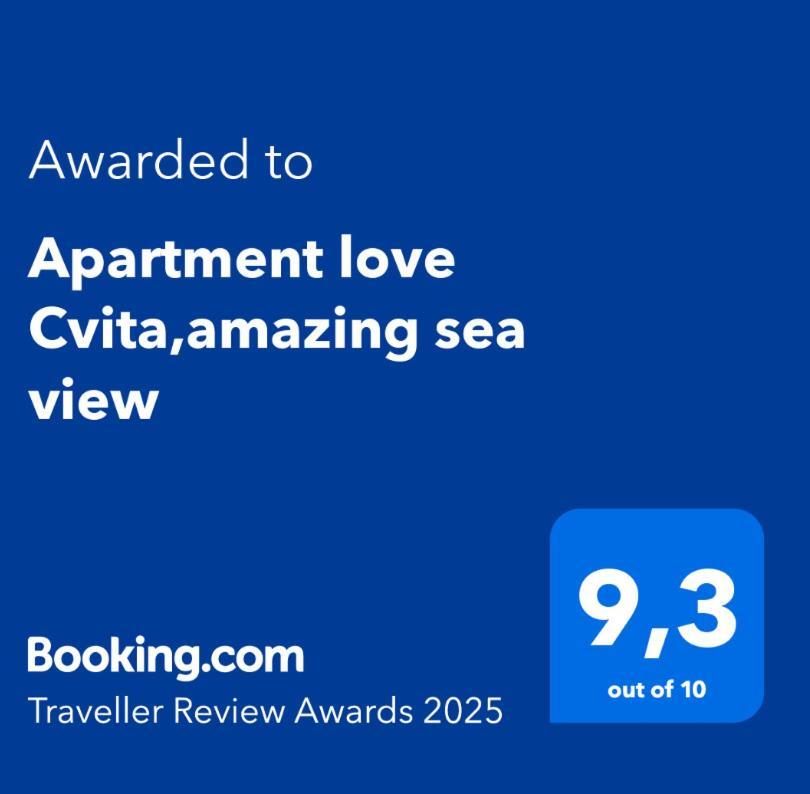 לוקובו Apartment Love Cvita,Amazing Sea View מראה חיצוני תמונה